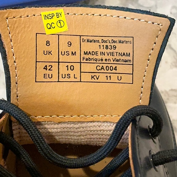 Doc Marten 1461 Leather Oxfords Men 9 Womens 10 black - Picture 7 of 7